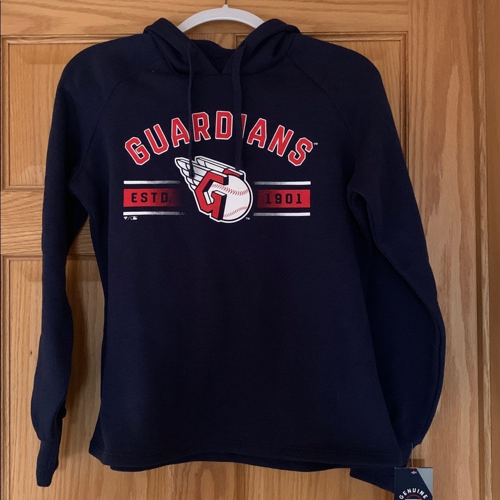 Cleveland Guardians Fanatics Women's Perfect Play Raglan Pullover Hoodie